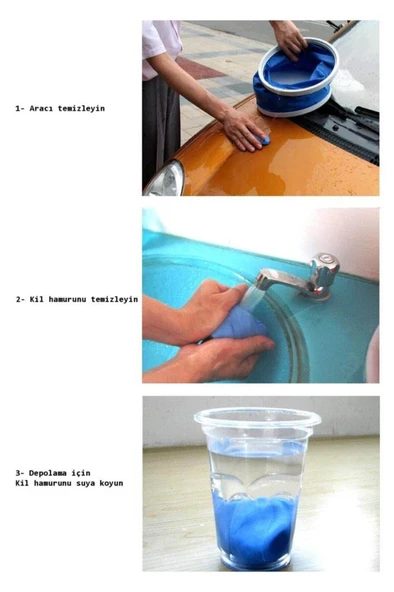 Nano Kil Hamuru Clay Bar 180 GR Araç Yüzey Temizleyici - 3