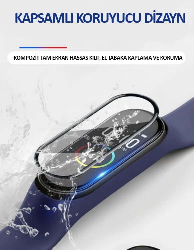 Xiaomi Mi Band 4 ile Uyumlu 5D Tam Kaplayan Kırılmaz Nano Ekran Koruyucu - Resim 5