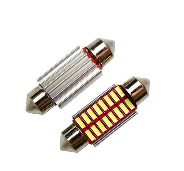 Sofit Araç iç Aydınlatma Tavan Plaka Beyaz Canbus C5W 31mm Md2 - 2