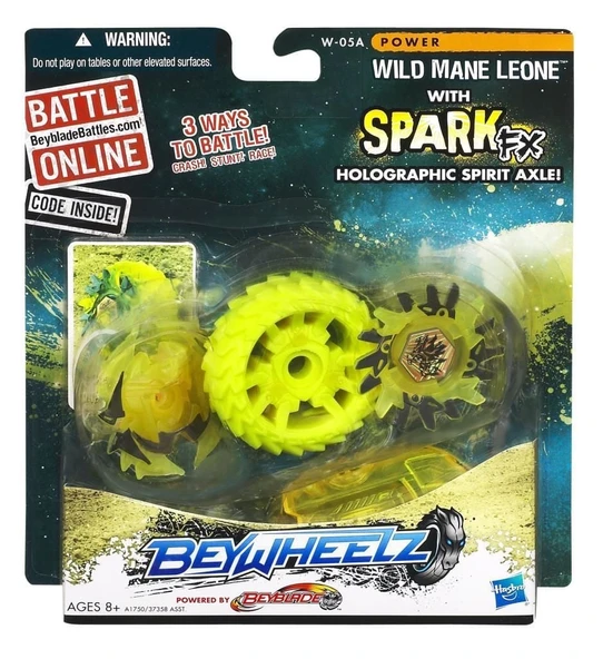 Hasbro Beyblade Beywheelz Battler W-05 A Wild Mane Leone - 37358-A1750 - 3