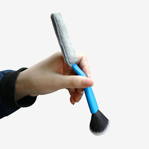 Araç Oto İç Havalandırma Detaylı Temizlik Fırçası Dm-316 Mavi - 6