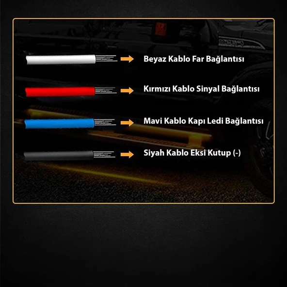 Pick Up Off Road Karavan Suv Yan Basamak Ledi DRL Sinyalli 180cm - 3