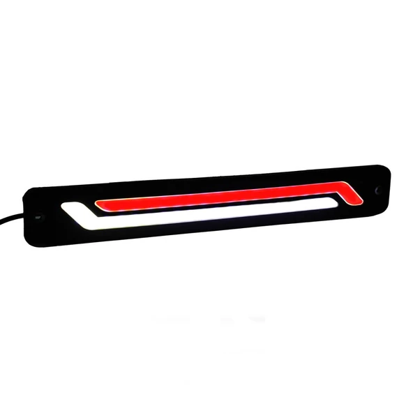 Gündüz Ledi Farı COB DRL Su Geçirmez Kırmızı Beyaz Esnek - 6