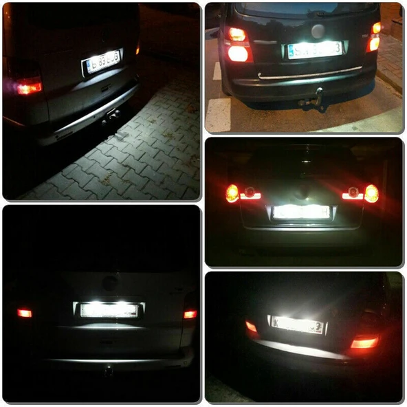 Volkswagen Golf Jetta Passat Caddy ile Uyumlu Plaka Ledi Aydınlatma Lambası - 4