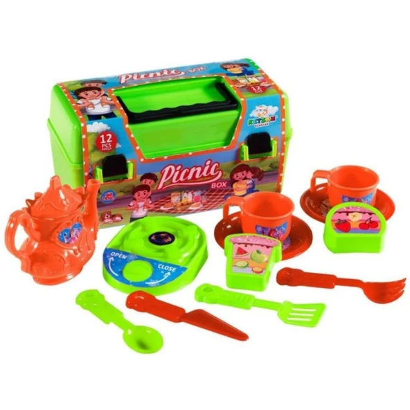 Çantalı Piknik Seti 12 Parça - KS-850 - Resim 3