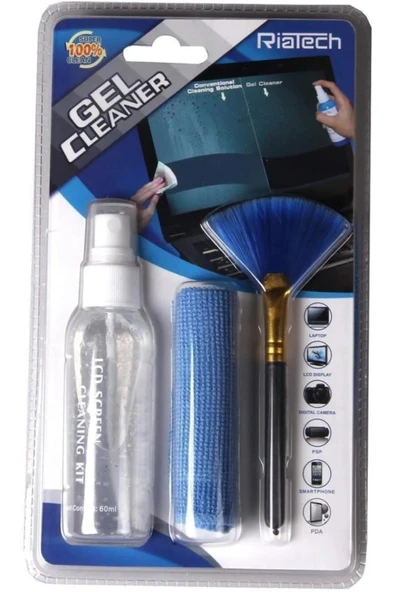 3in1 Bilgisayar Lcd Ekran Telefon Temizleme Solüsyon Set KCL-1024