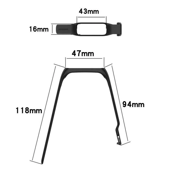 Samsung Galaxy Fit 2 R220 Uyumlu Silikon Kordon Kayış - Resim 3