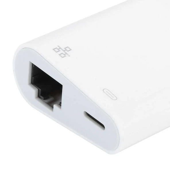 iPhone iPad Lightning ile Uyumlu Rj45 Ethernet Gigabit Adaptörü Otg NK1035H - 3