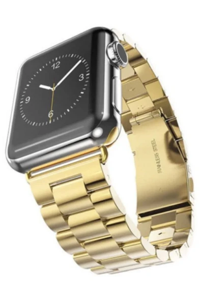 Apple Watch 7 8 9 10 Ultra 2 44 45 46 49mm Uyumlu Çelik Kordon - Resim 4