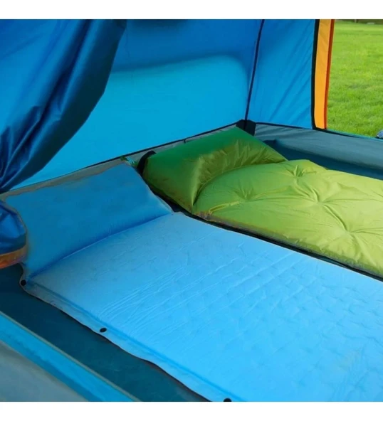 Outward Ultralight Yastıklı Şişme Kamp Matı Mavi - 7