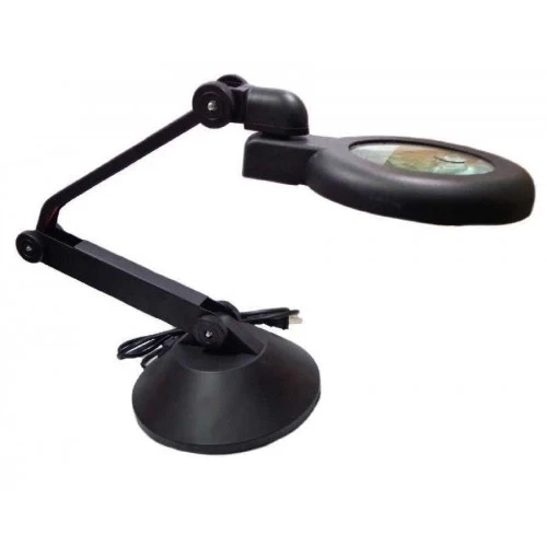 Ledli Yüksek Kaliteli Kompakt Masa Üstü Büyüteç - Resim 4