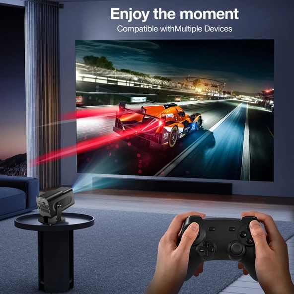 HCS350 Projeksiyon Retro Video Oyunu Konsolu + Android Tv  Android 11.0 TV Projeksiyon - 3