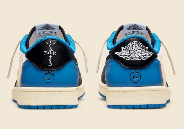 NİKE AİR JORDAN RETRO 1 LOW X FRAGMENT X TRAVİS SCOTT - 4