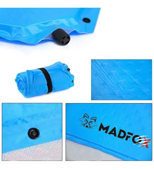 Outward Ultralight Yastıklı Şişme Kamp Matı Mavi - 6