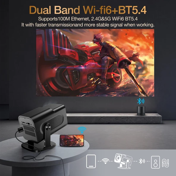 HCS350 Projeksiyon Retro Video Oyunu Konsolu + Android Tv  Android 11.0 TV Projeksiyon - 2