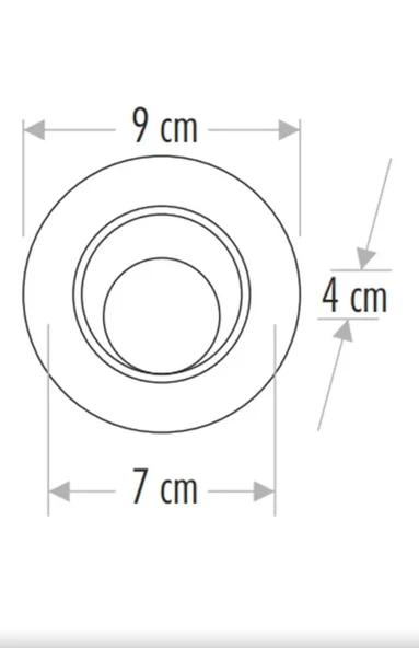 CATA 7W AKİK SMD LED ARMATÜR (BEYAZ) - 2