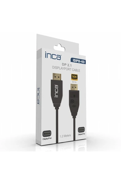 IDPD-40 Displayport to Displayport  2.1 16K @60Hz (15360x8460 ) 8k@120Hz  4K@240Hz 54 Gbps - 7