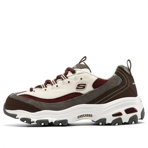 Skechers (WMNS) D'Lites 1.0 WINE RED/BROWN Chunky Shoes 149906-BUGY