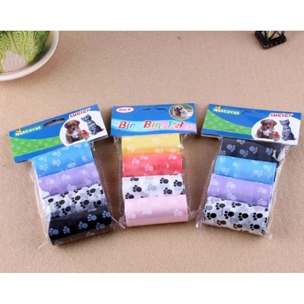 Köpek Dışkı Toplama Poşedi (4'lü ) - 2