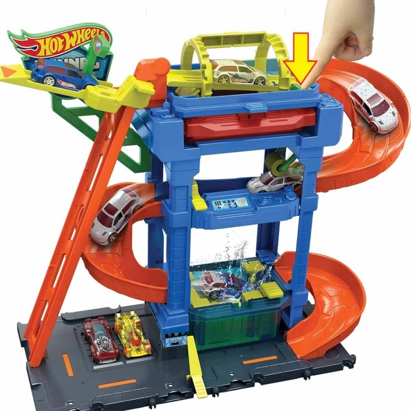 Hot Wheels Oto Yıkama Oyun Seti HTN80 - 5