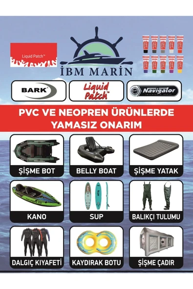 LİQUİD PATCH Liquid Patch Sıvı Pvc Yama Şişme Bot Şişme Yatak Tamiri - 7