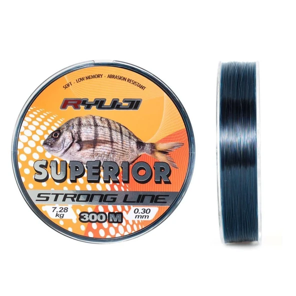 Ryuji Superior Blue 300 Metre Monofilament Misina - 2