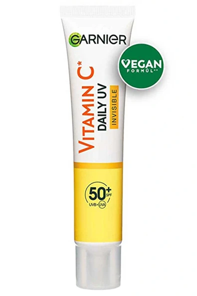 Garnier C Vitamini Parlak Günlük Güneş Koruyucu Yüz Kremi – Işıltılı Dokulu, SPF 50+ Fluid, 40 ml - 2