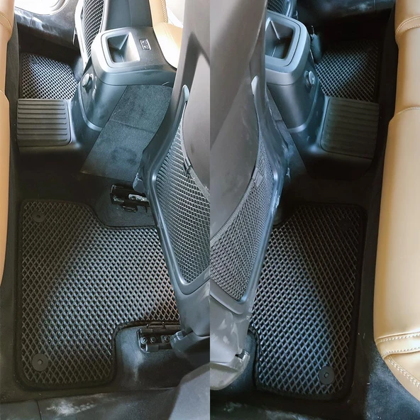 Bod Volvo XC60 3D Havuzlu Paspas 2017-Sonrası Siyah - Resim 2