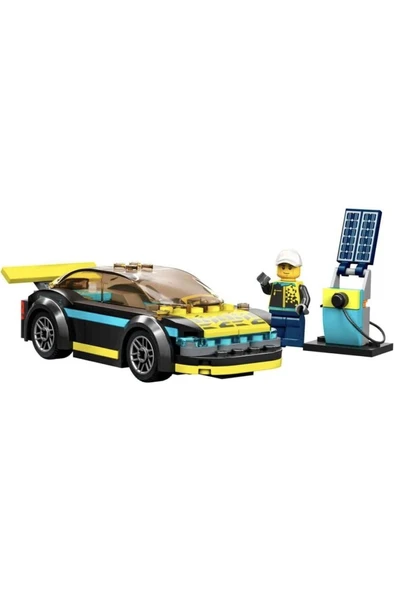 LEGO ® City Elektrikli Spor Araba 60383 - 5 Yaş ve Üzeri Çocuklar için Oyuncak Yapım Seti (95 Parça) - 5