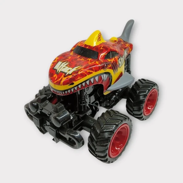 Sürtmeli Buggy Köpekbalığı Araba - Kırmızı - 3