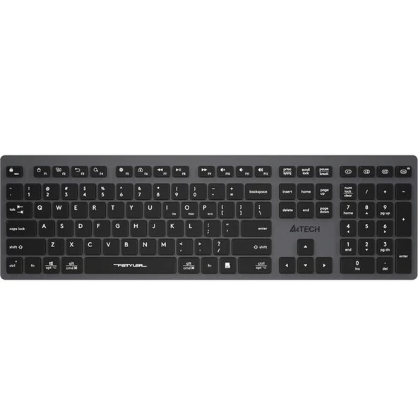 A4 Tech Fstyler FBX50C Gri Q Kablosuz Klavye