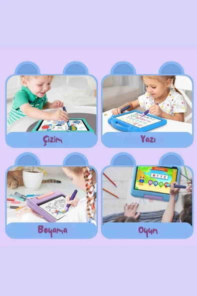 Fuchsia Universal Çocuk Dostu Yumuşak Ekran Kalemi Tüm Kapasitif Dokunmatik Ekranlar İle Uyumlu - 11
