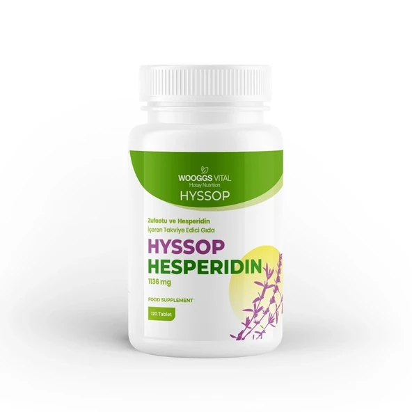 WOOGGS VITAL HYSSOP ZUFAOTU VE HESPERİDİN İTEG 120 TABLET ürün görseli 1