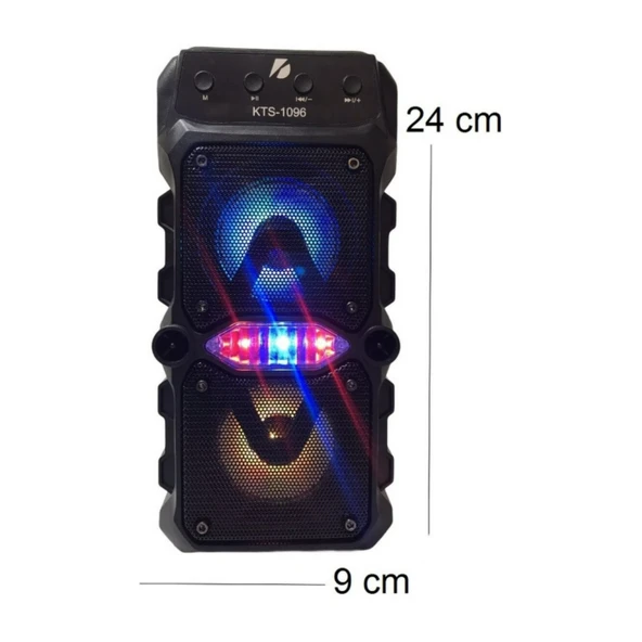 Ozmik KTS-1096 Büyük Boy Çift Çıkışlı Ses Bombası Bluetooth Hoparlör - 3