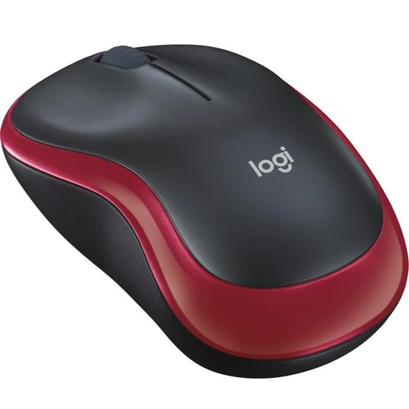 Logitech M185 910-002237 Kırmızı Optik Kablosuz Mouse