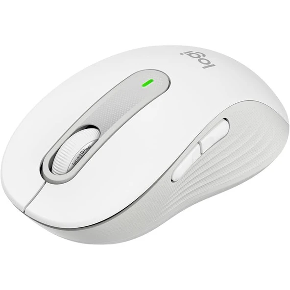 Logitech M650 Signature 910-006255 Beyaz Sessiz Küçük Boy Sağ El Kablosuz Mouse