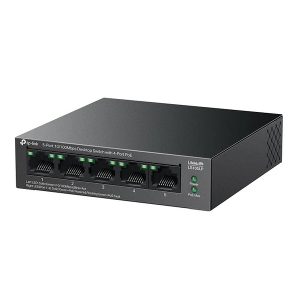 TP-Link LS105LP 5 Port PoE Switch - 3