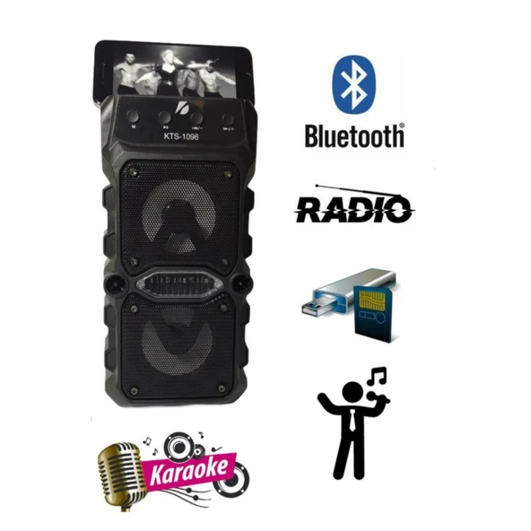 Ozmik KTS-1096 Büyük Boy Çift Çıkışlı Ses Bombası Bluetooth Hoparlör - 6