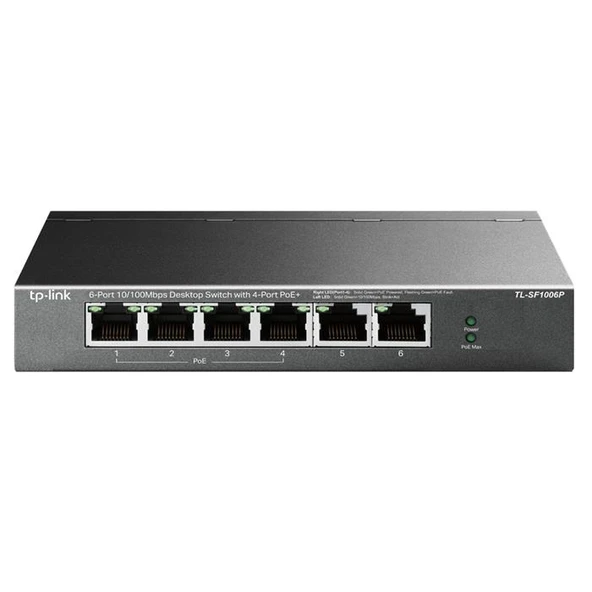TP-Link TL-SF1006P 6 Port 10/100 Mbps Switch