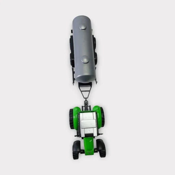 Çek Bırak Römorklu Traktör 25Cm - Yeşil Su Tankı - 4