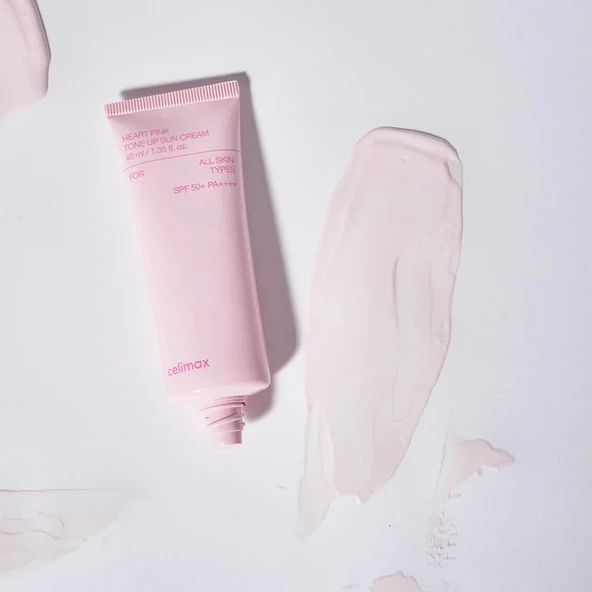 celimax - Heart Pink Tone Up Sun Cream Celimax Türkiye (Ton Eşitleyici Güneş Kremi)(GLOBALCARE) - 4
