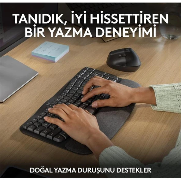 Logitech Wave Keys 920-012311 Q Kablosuz Klavye - 3