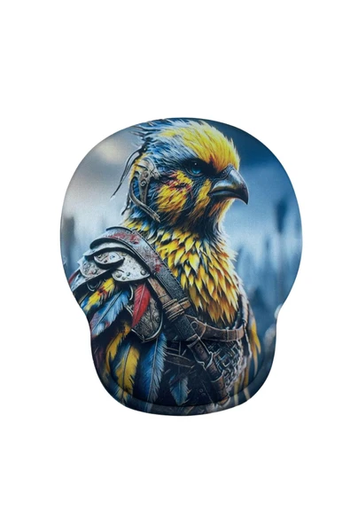 Bilek Destekli Memory Foam Kaymaz Taban Mouse Pad MSP-012 DESENLİ 0006