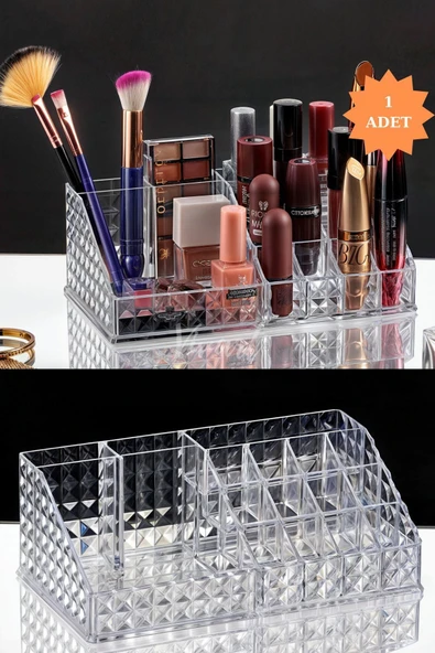 Vivart Büyük Boy Kozmetik Ürün Düzenleyicisi Makyaj Takı Organizer Kalemlik Rujluk Notluk Düzenleyecesi