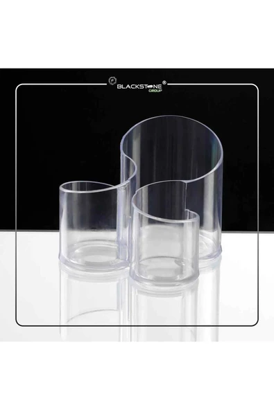 F BLACKSTONE Çok Amaçlı Üç Gözlü Triplex Fırça Makyaj Aksesuarı Ev Düzenleyici Organizer - 2