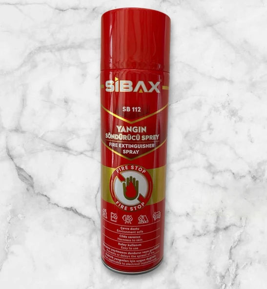 SİBAX YANGIN SÖNDÜRÜCÜ SPREY 600ml.