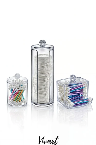 Vivart Blackstone 5 Parça Makyaj & Takı Organizer Seti - 3