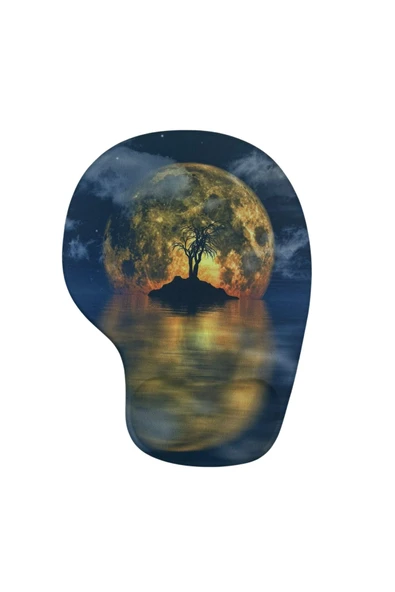 Bilek Destekli Memory Foam Kaymaz Taban Mouse Pad MSP-008 DESENLİ 18