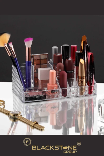 F BLACKSTONE Diomand Kozmetik Ürün Düzenleyicisi Makyaj Takı Organizer Kalemlik Rujluk Notluk Düzenleyecesi
