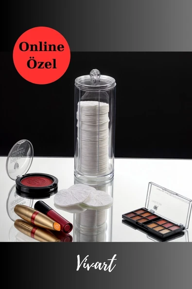 Vivart Makyaj Temizleme Disk Pamukluk Organizer - 2